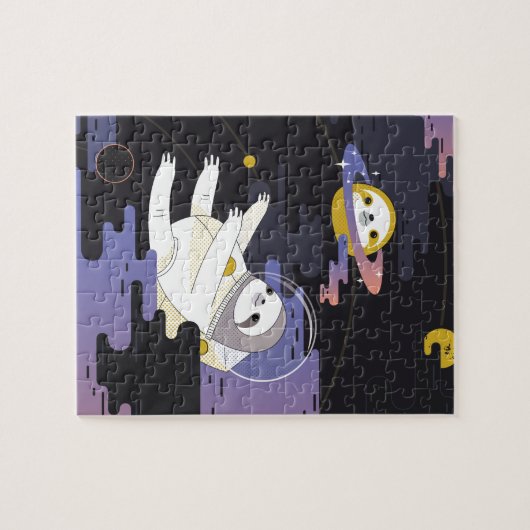 Sloth Astronaut Legpuzzel (Horizontaal)