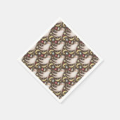 Sloth Astronaut Pattern Servet (Hoek)