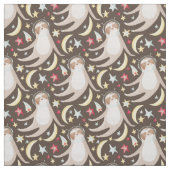Sloth Astronaut Pattern Stof (Swatch)