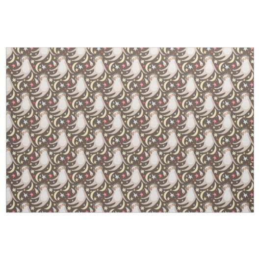 Sloth Astronaut Pattern Stof (Fat Quarter)