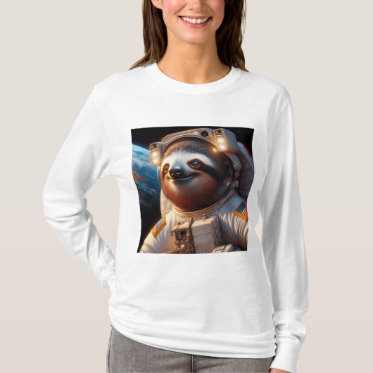 Sloth Astronaut T-shirt (Voorkant)