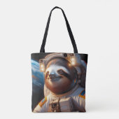 Sloth Astronaut Tote Bag (Achterkant)