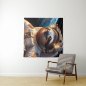 Sloth Astronaut Wandkleed (In Situ (horizontaal))