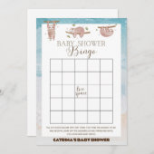 Sloth Baby shower - bewerkbare naam, 5x7 Kaart (Voorkant / Achterkant)