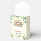 Sloth Baby shower Geslachtsneutrale sprenkeling Sn Bedankdoosjes (Geopend)