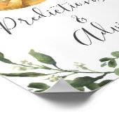 Sloth Baby shower voorspellingen en advies teken Poster (Hoek)