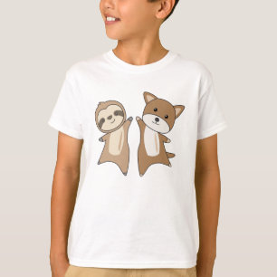 Sloth Beagle Dog Dierenvrienden Sloths Honden T-shirt