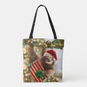 Sloth Bearing Gifts Tote Bag (Achterkant)