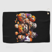 Sloth Beautiful laziness Classic T-Shirt Golfhanddoek (Horizontaal)