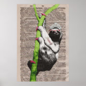 Sloth Beauty Queen Poster (Voorkant)