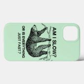 Sloth ben ik traag? Case-Mate iPhone case (Achterkant (horizontaal))