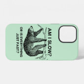 Sloth ben ik traag? iPhone hoesje (Achterkant horizontaal)
