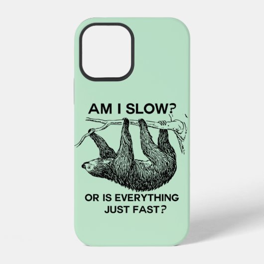 Sloth ben ik traag? iPhone hoesje (Achterkant)