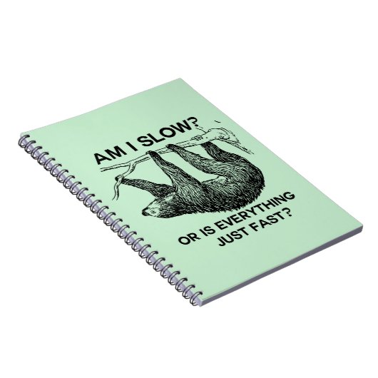 Sloth ben ik traag? notitieboek (Rechterzijde)