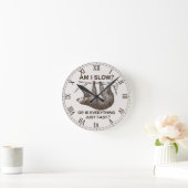 Sloth ben ik traag? ronde klok (Huis)