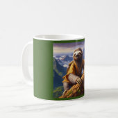 Sloth bergbeklimmen koffiemok (Voorkant links)