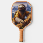 Sloth bergbeklimmen pickleball paddle (Achterkant)