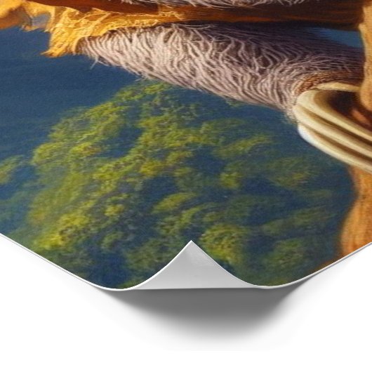 Sloth bergbeklimmen poster (Hoek)