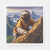 Sloth bergbeklimmen servet (Voorkant)