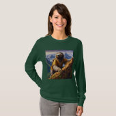 Sloth bergbeklimmen t-shirt (Voorkant volledig)