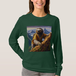Sloth bergbeklimmen t-shirt