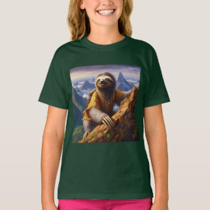 Sloth bergbeklimmen t-shirt