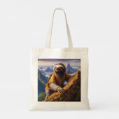 Sloth bergbeklimmen tote bag (Achterkant)