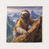 Sloth bergbeklimmen wandkleed (Voorkant)