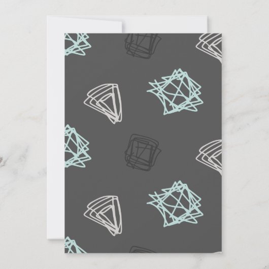 Sloth Birthday Party Invitation Kaart (Achterkant)