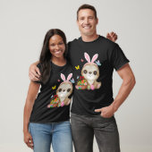 Sloth Bunny Easter Eggs Hunting Rabbit Sloth Happy T-shirt (Unisex)