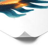 Sloth Camping Lover Poster (Hoek)