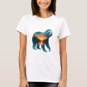 Sloth Camping Lover T-shirt (Voorkant)