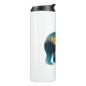 Sloth Camping Lover Thermosbeker (Gedraaid links)