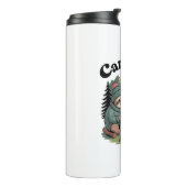 Sloth camping Team Officiële kampvuur Thermosbeker (Gedraaid links)