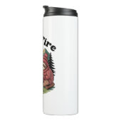 Sloth camping Team Officiële kampvuur Thermosbeker (Geroteerd rechts)