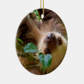 Sloth & Capybara Keramisch Ornament (Rechts)