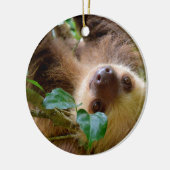 Sloth & Capybara Keramisch Ornament (Links)