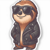 Sloth Chill Mood Sticker (Voorkant)
