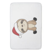 Sloth Christmas Snow Winter Animals Sloths Badmat (Voorkant Verticaal)