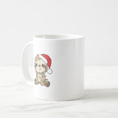 Sloth Christmas Winter Animals Sloths Koffiemok (Voorkant links)