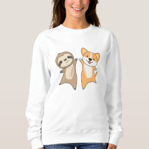 Sloth Corgi Dog Dierenvrienden Sloth Dogs Trui