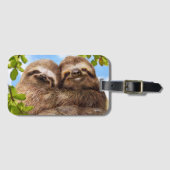 Sloth Couple Bagagelabel (Voorkant (horizontaal))