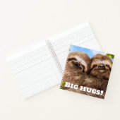 Sloth Couple Notitieboek (Binnen)