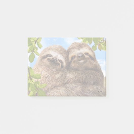 Sloth Couple Post-it® Notes (Voorkant)