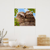 Sloth Couple Poster (Keuken)