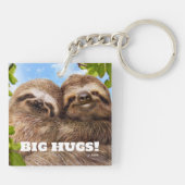 Sloth Couple Sleutelhanger (Achterkant)