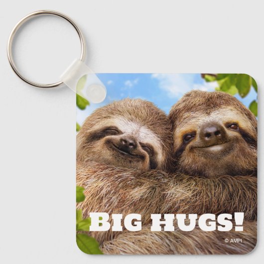 Sloth Couple Sleutelhanger (Voorkant)