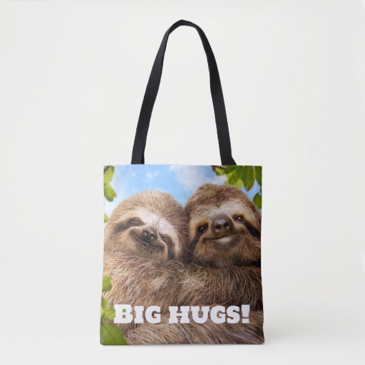 Sloth Couple Tote Bag (Voorkant)
