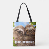 Sloth Couple Tote Bag (Achterkant)