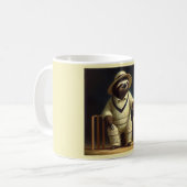 Sloth Cricket Speler Koffiemok (Voorkant links)